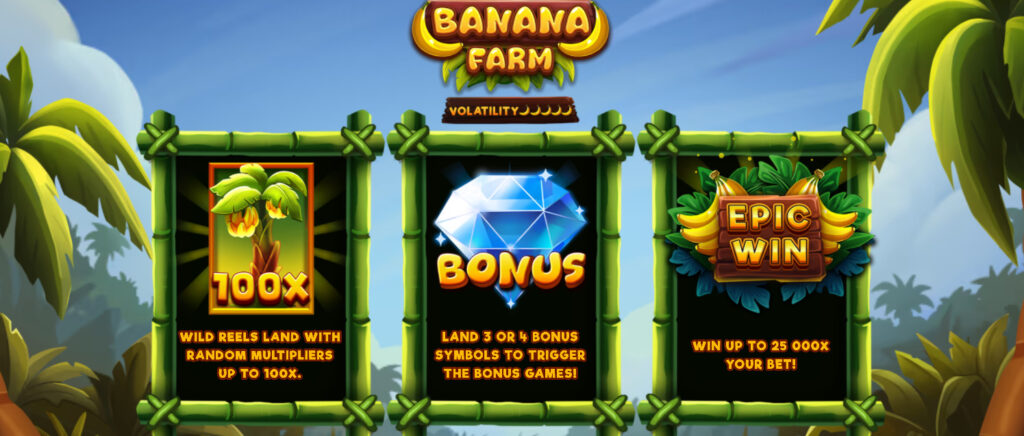 Banan Farm Slot Bonus Buy Options