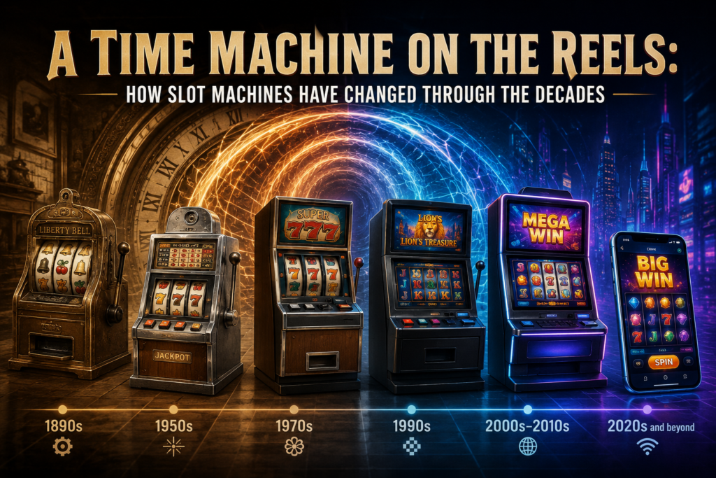 Evolution of slot machines from classic mechanical reels to modern digital slots