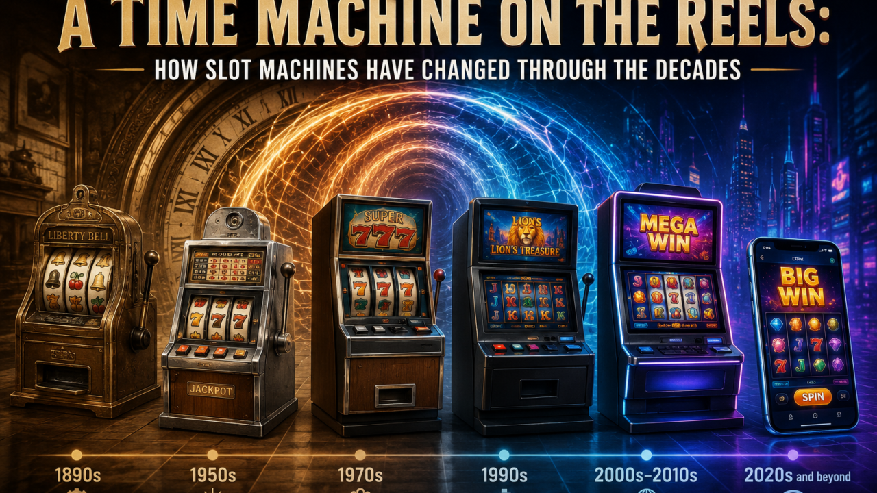 Evolution of slot machines from classic mechanical reels to modern digital slots